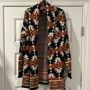 Lucky brand medium open front sweater